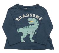 Tmavomodré triko s dinem C&A