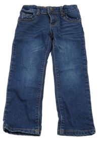 Tmavomodré skinny rifle 