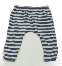 Smetanovo-tmavomodré lehké tepláky Next