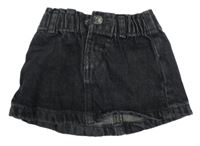 Antracitová riflová sukně 