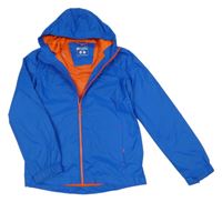 Modrá šusťáková funkční bunda s kapucí Mountain Warehouse