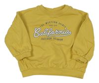 Žlutá mikina s nápisem H&M