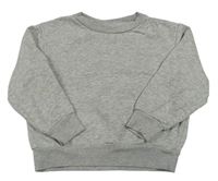 Šedá melírovaná mikina H&M