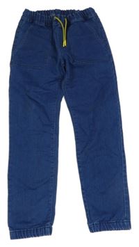 Tmavomodré teplákové cuff rifle MANOR