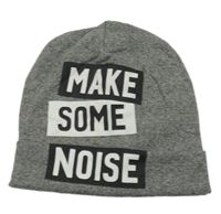 Šedá čepice s nápisem H&M