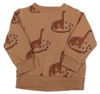 Hnědá mikina s diny Next