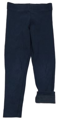 Tmavomodré zateplené legíny Primark