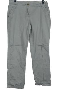 Dámské béžové plátěné kalhoty Debenhams vel. 12S