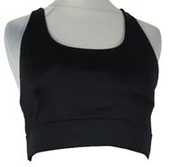 Dámský černý sportovní crop top Souluxe 