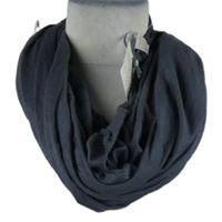 Nové - Dámská tmavošedá límcová šála Noa Vider 