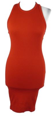 Dámské červené žebrované šaty FB Sister 