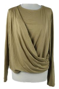 Dámské béžové překřížené triko George 