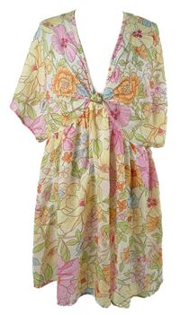 Dámská barevná květovaná plážová tunika Primark 