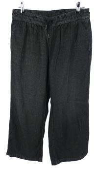 Dámské tmavošedé široké rifle H&M