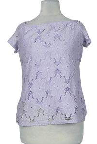 Dámské lila krajkové tričko Dorothy Perkins 