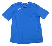 Modré sportovní tričko s písmenem Joma