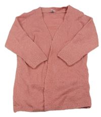 Růžový pletený cardigan zn. Dopodopo