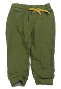 Khaki cuff tepláky So Cute 