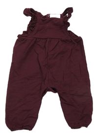 Vínové laclové tepláky Topomini