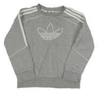 Šedá mikina Adidas