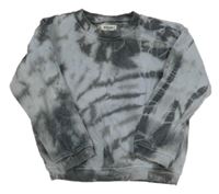 Šedá batikovaná mikina