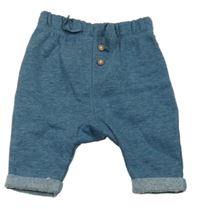 Tmavomodré melírované baggy tepláky Primark