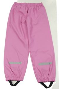 Růžové voděodolné kalhoty 