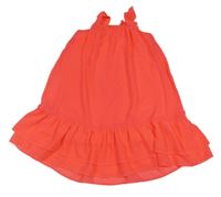 Neonově růžové lehké šaty H&M