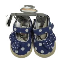 Nové - Modré puntíkaté baleríny Dunnes 