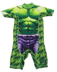 Zeleno-tmavozelený UV overal - Hulk Next