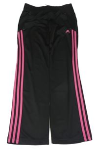 Černé sportovní kalhoty s logem zn. Adidas