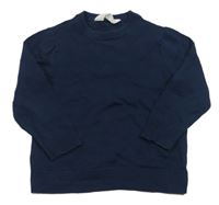 Tmavomodrý svetr H&M