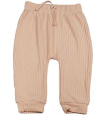 Broskvové žebrované kalhoty Matalan