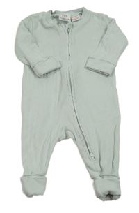 Světlemodrý žebrovaný overal Zara