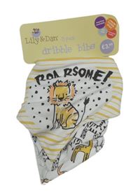 Nové - 3x Bílý slinták se zvířátky Lily & Dan