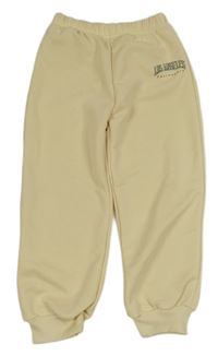 Smetanové tepláky s nápisem Shein