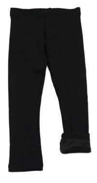 Černé zateplené legíny Next 