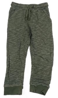 Khaki melírované tepláky Next