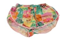 Světlerůžovo-barevné vzorované sportovní kraťasy H&M