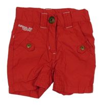 Červené plátěné kraťasy Noppies