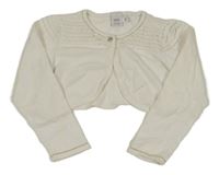 Bílé sverové bolerko Miniclub