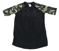 Černo-army UV tričko