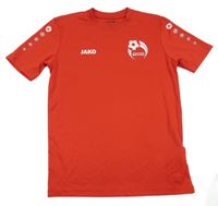 Červené sportovní tričko s logem Jako 