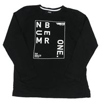 Černé triko s nápisy Rebel 