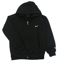 Černá propínací mikina s kapucí Nike