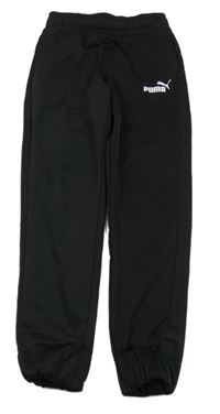 Černé sportovní tepláky s logem PUMA