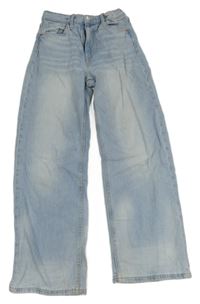 Světlemodré wide leg rifle H&M