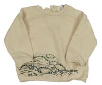 Smetanová mikina s potiskem H&M