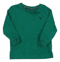 Tmavozelené triko s autíčkem Matalan