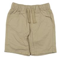 Béžové plátěné kraťasy Topomini